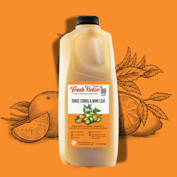 Three Citrus & Mint Leaf