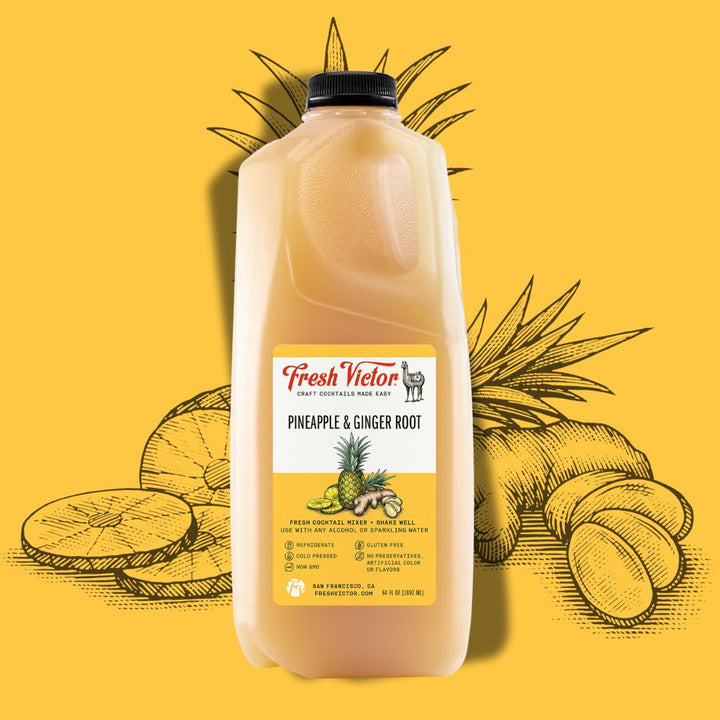 Pineapple & Ginger Root - 64 oz Single Bottle