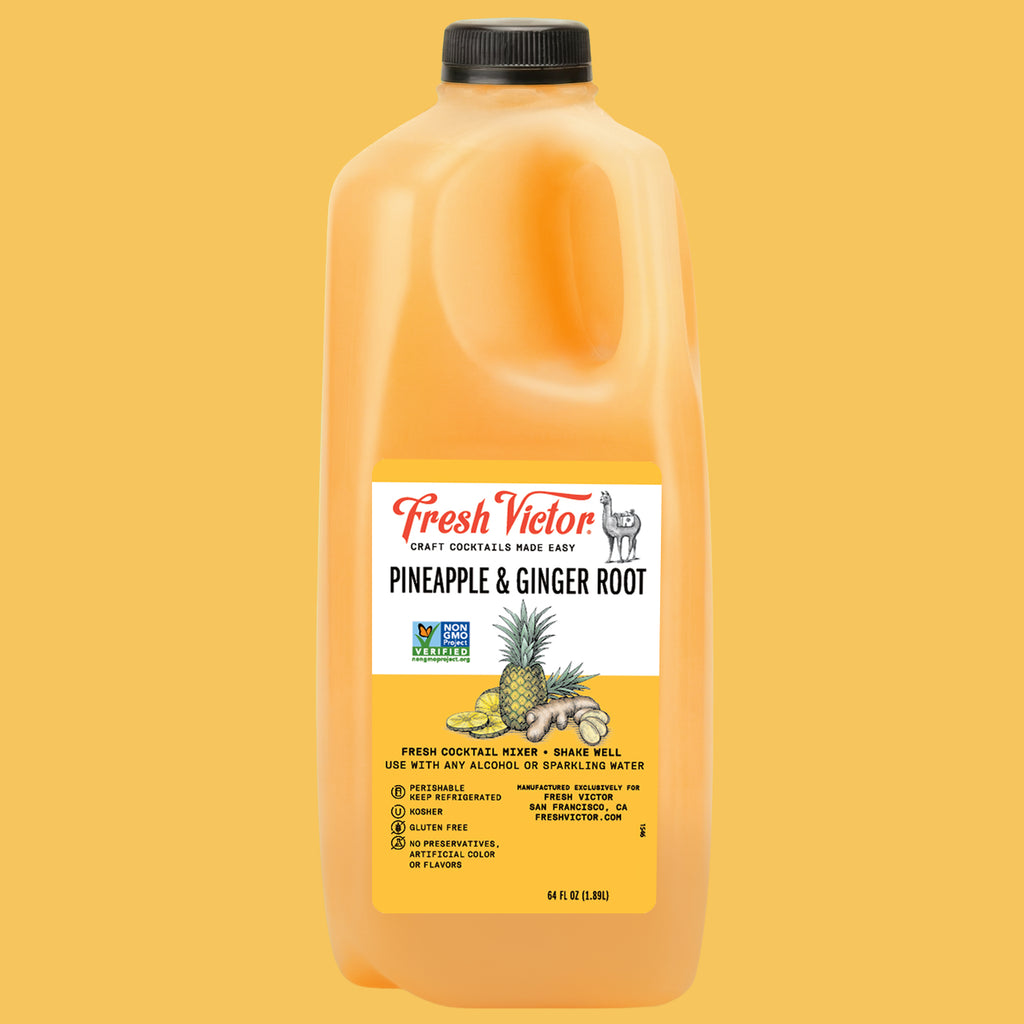 Pineapple & Ginger Root - 64 oz Single Bottle - Fresh Victor