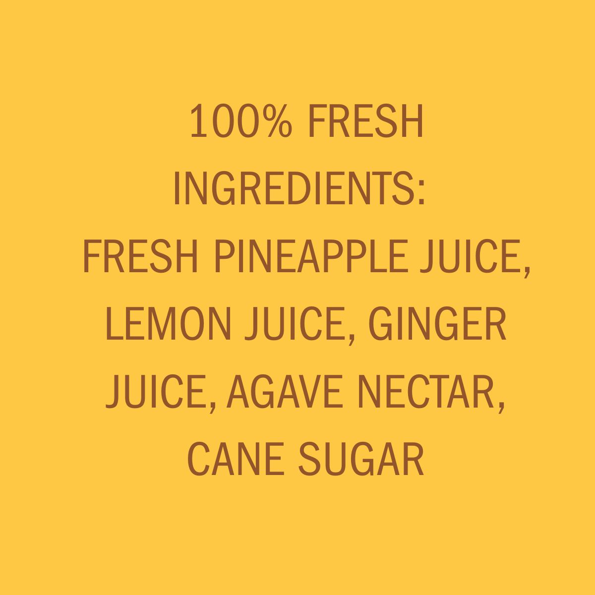 Pineapple &amp; Ginger Root - 16 oz Single Bottle