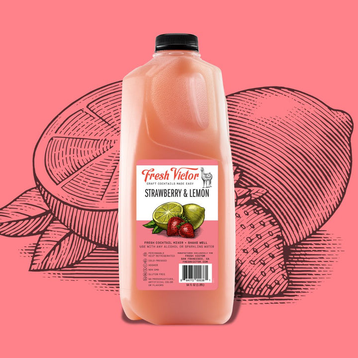 Strawberry & Lemon - 64 oz Single Bottle