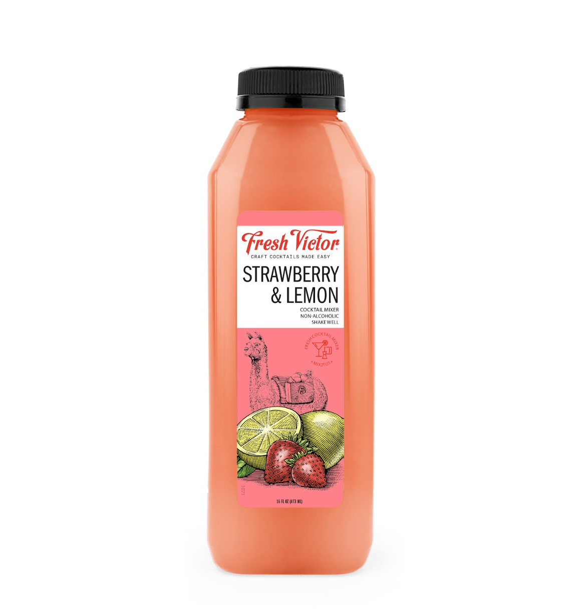 Strawberry &amp; Lemon - 16 oz Single Bottle