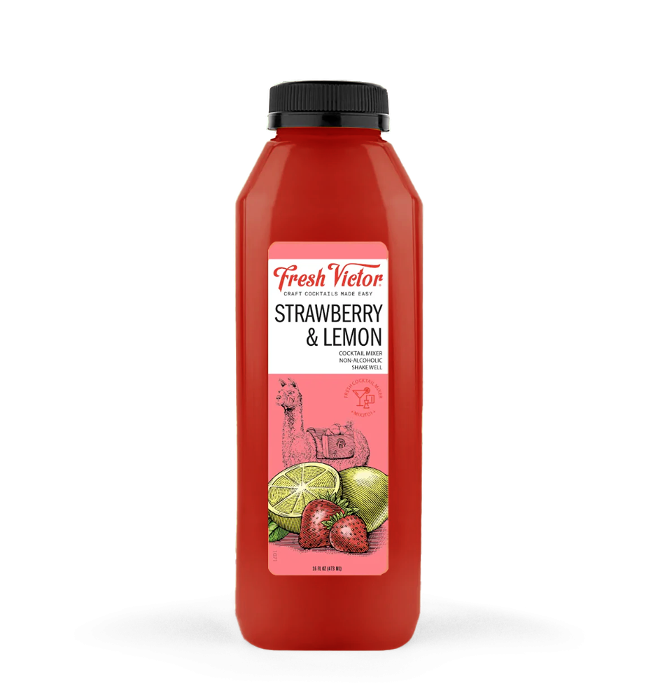 Fresh Victor Strawberry & Lemon (16 oz)