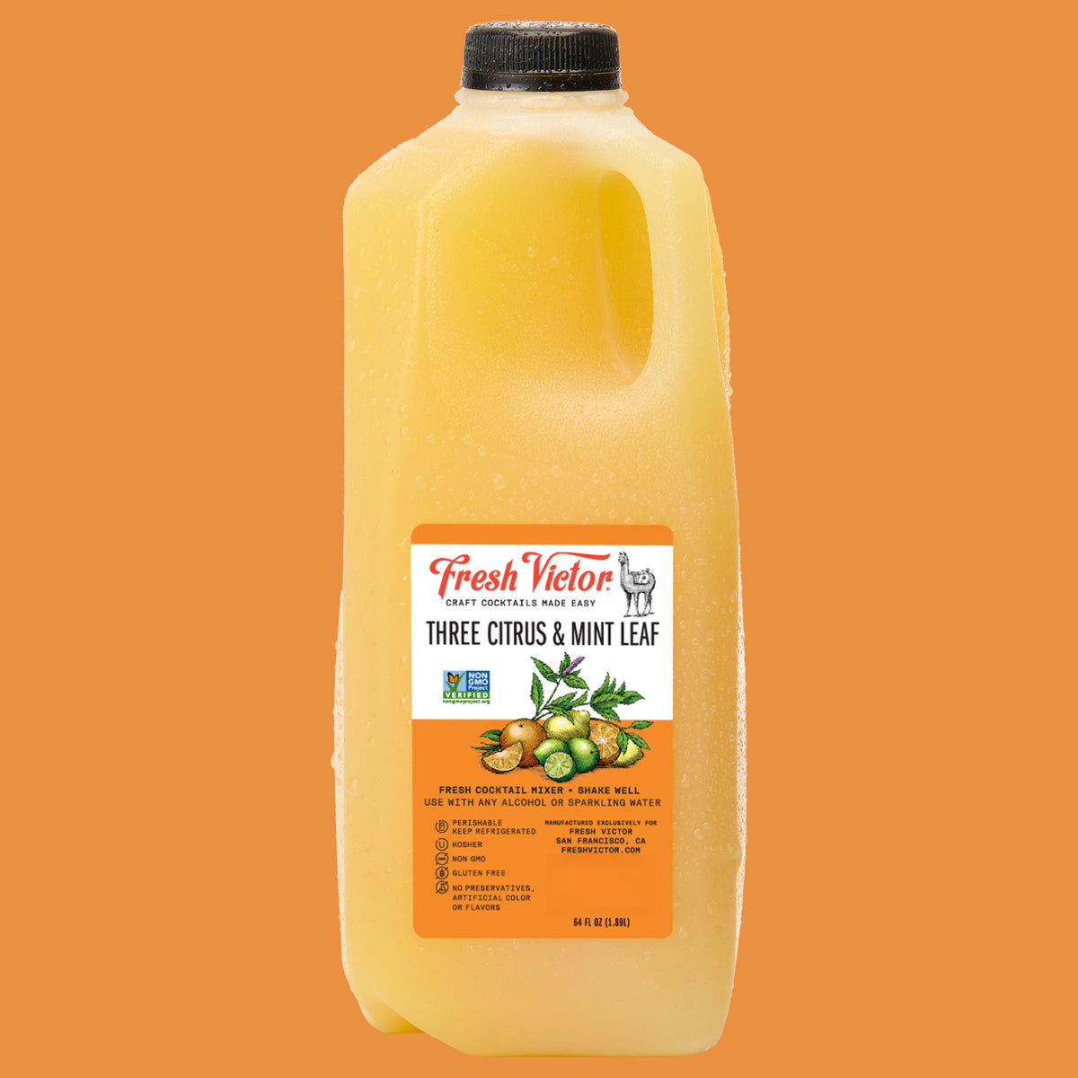 Three Citrus & Mint Leaf - 64 oz Single Bottle