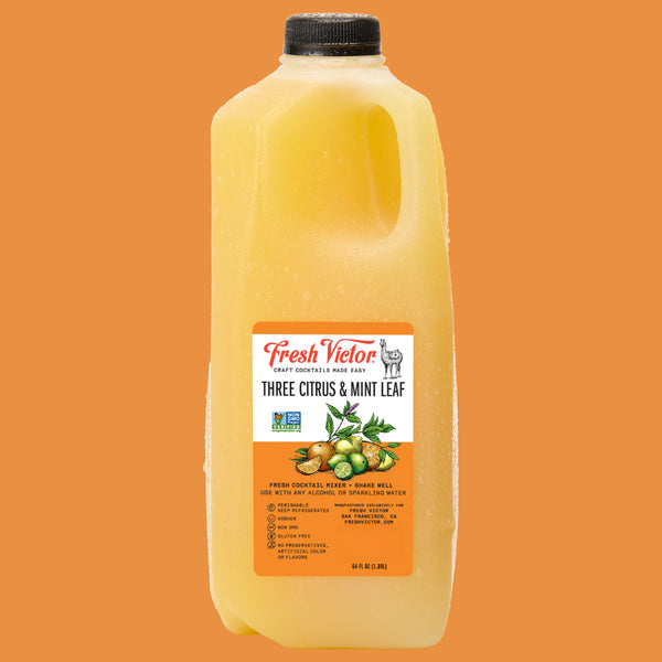 Three Citrus & Mint Leaf - 64 oz Single Bottle - Fresh Victor