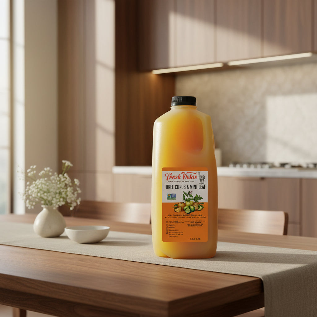 Three Citrus & Mint Leaf - 64 oz Single Bottle